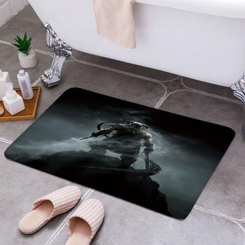 Dragonborn 3D Print Doormats Rectangle Non-Slip DoorMat Bedroom Kitchen Entrance Print Door rugs Dropshipping