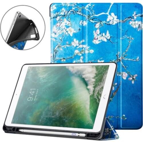 Cover case for Ipad air 3 10.5 2019 Silicone cover case for Ipad pro 10.5 TPU shell case for Ipad 10.5 with pencil holder