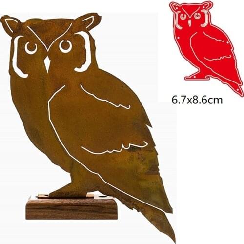 Metal cutting dies cut die mold owl decoration Scrapbook paper craft knife mould blade punch stencils dies