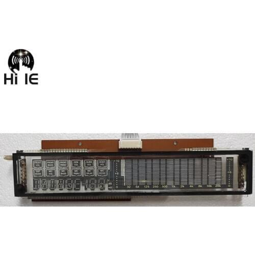 Mono Power Amplifier Panel VFD Display VU Meter Audio Level dB Meter Music Audio Spectrum Indicator with Transformer VFD7939