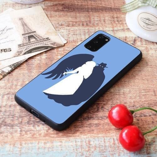 For Samsung Galaxy Guardian Angel (blue) Soft TPU border Samsung Galaxy Case