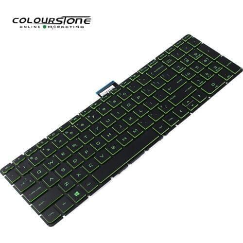 New arrival laptop keybard Green letter 15-AB 15-BC US Original laptop keyboard internal keyboard