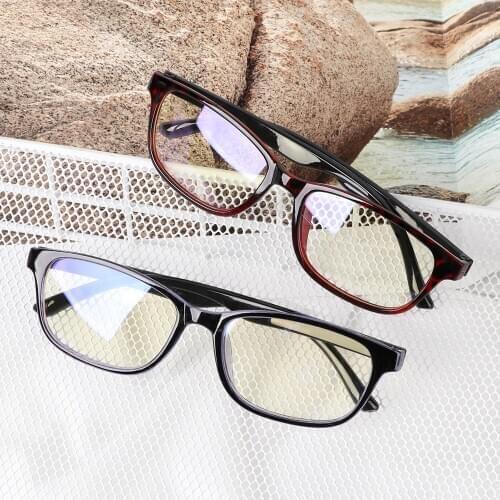 Anti blue rays Computer Glasses Men Women Eyeglass Frame Blue Light Blocking Eyewear Vintage Square Clear Lens Spectacle Frame
