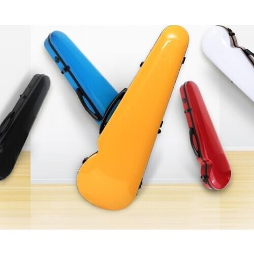 Full Size 4/4 3/4 violin case composite carbon fiber Violin Box light strong 1.8kg Weight waterproof Wear-resistant hard box