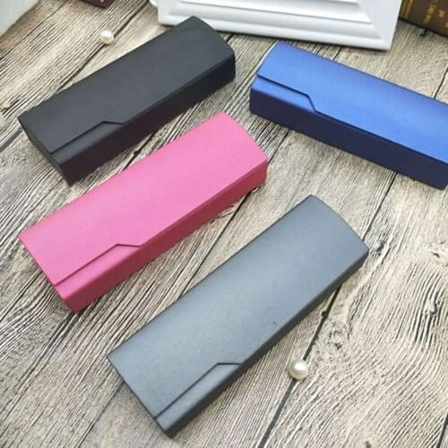 New Fashion Men Women Vintage Retro Square Glasses Box Sunglasses Linen Folding Eyewear Case Optical Storage Potable Glasses Box