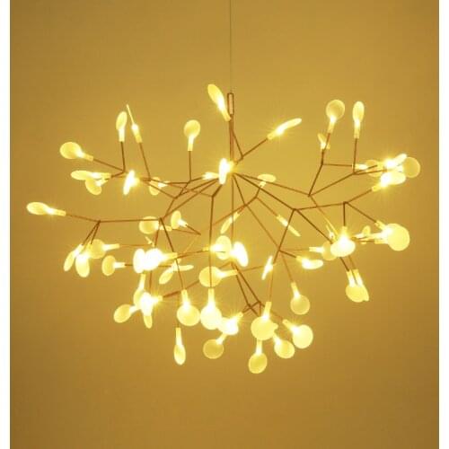 Modern Metal LED Pendant Light Lighting Lustre Living Room Villa Interior Decor Pendant Lamp Lighting Glass Ball Kitchen Fixture