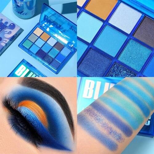 Eye Shadow Palette 15 Color Eyeshadow Matte Shimmer Glitter Pigmented Makeup Eye Shadow Waterproof Cosmetic