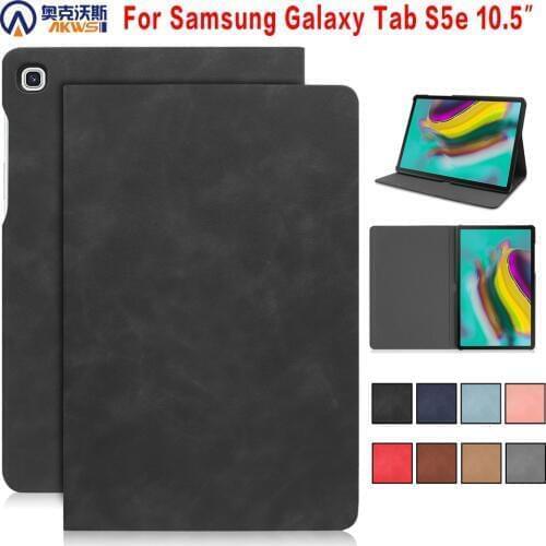 Ultra Slim Case for Samsung Galaxy Tab S5E SM T720 T725 Tablet Cover for Galaxy Tab 10.5 2019 Stand Magnetic Folding Funda