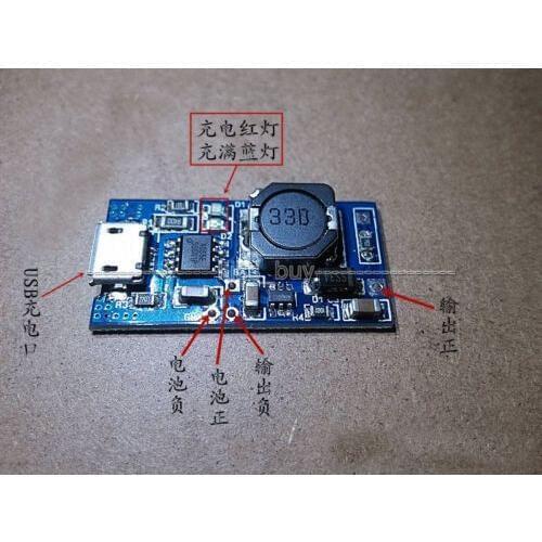 USB Lithium Li-ion Lipo Battery Charger Module 3.7v 4.2v Boost Step Up 9V 6F22