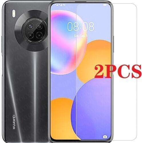 2Pcs For Glass Huawei Y9a Tempered Glass For Huawei Y9a Y9 a 2020 Screen Protector Phone Film For Huawei Enjoy 20 Plus 5G Case