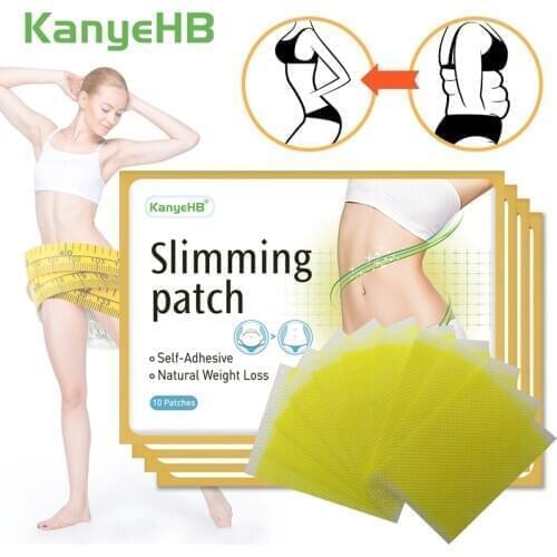 40pcs/4bags Slimming Patch Navel Slim Stickers Weight Loss Keep Fit Burning Fat Efficacy Chinese Herbal Medical Plaster A450