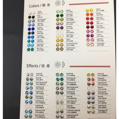 8 big 8 small Cut Facets Crystal Glass Nail Rhinestone Flatback Glass Non Hot Fix Rhinestone 2088 16 Cuting Facets Nail Art