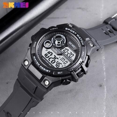 SKMEI New Watch Mens Outdoor Sport Digital Chrono Clock Army Multifunction LED Display 100M Waterproof Male Gifts Reloj Hombre