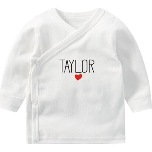 CUSTOM Baby Name with Heart Baby Bodysuit Personalized Name Baby Outfit Newborn outfit Coming Home Baby Shower Gift Bodysuit