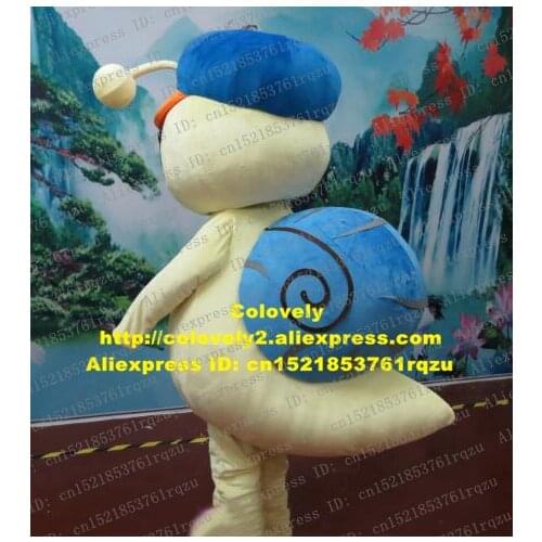 Conch Whelk Viviparid Paludina Winkles Escargots Snail Mascot Costume Adult Character Student Activity Brand Planning zz4886