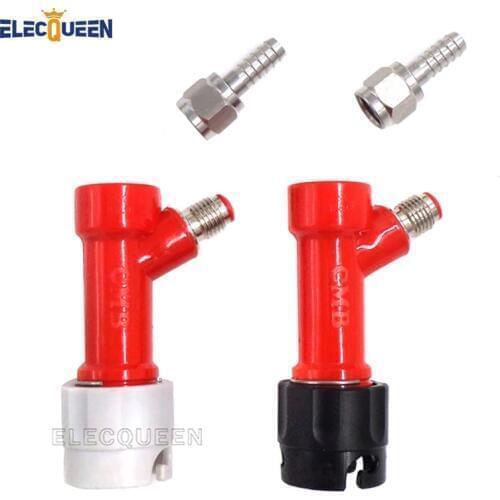 Pin Lock Keg Disconnect Set with Stainless Swivel 5/16 Nuts Adapters, Liquid Pin lock and Gas Pin Lock Disconnects