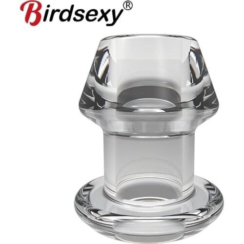 Hollow Butt Plugs Anal Plug/Dilator/Tunnel/Cleaning/Expansion/Masturbator/Anchor/Shower Enema Prostate Massager Intimate Goods