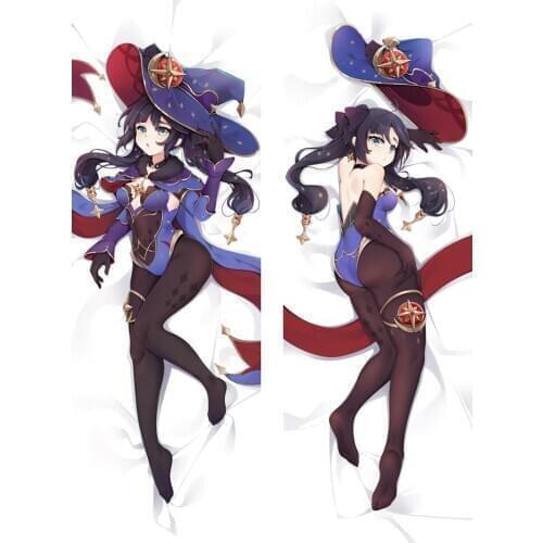 Hot Game Genshin Impact Mona Player Dakimakura Hugging Body Pillowcase DIY Custom Pillow Cover Case Home Bedding 150x50cm
