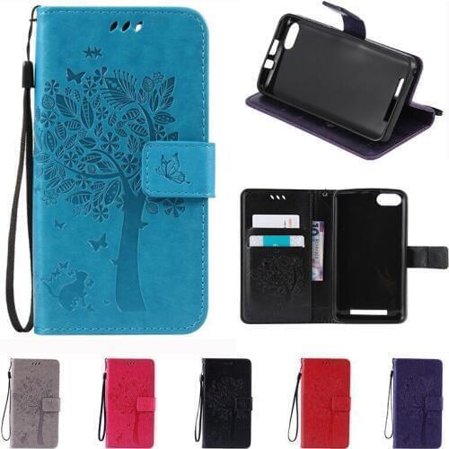 Luxury Wallet PU Leather Case For BQ BQS5020 BQS-5020 Strike Case Cover Cartoon Painting Back Cover