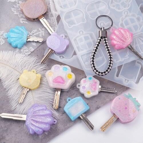 Key Cap Silicone Mold Epoxy Resin Key Cover Mould For DIY Craft Silicone Mould Handmade Crafts Making Tools Wholesale