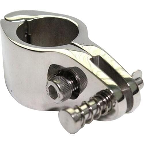 Stainless Steel Marine Hardware, Fits 25mm Round Tube Base, Boat Parts Accessories