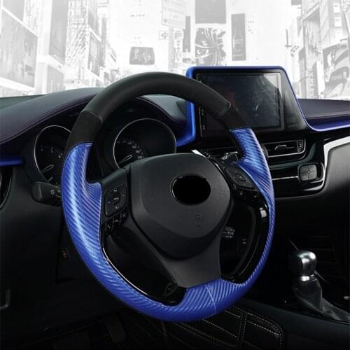 PU Leather Internal Accessories Car Styling Decoration Steering Wheel Cover For Toyota CHR C-HR 2017 2018