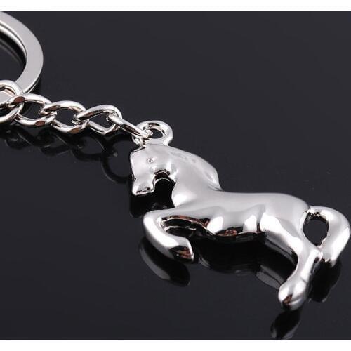 High Qulity Creative Classic Metal horse Keychain Key Chain Ring Key Fob YSK024
