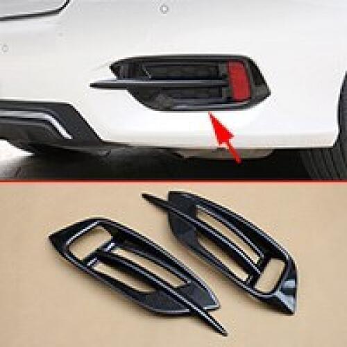 Rear Fog Light Cover Parts Fit For Honda Civic Sedan 10th 2016 2017 2018 2019 Carbon Fiber Tail Foglight Cover Trim Decoration