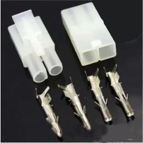 10 Sets Big Tamiya 2 Pin/Way L6.2-2P Plug Male female air docking 6.2mm pitch