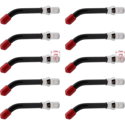 10pcs Universal Dental Optical Fiber Guide Rod Tips For Dental LED Curing Light Lamp 10*15mm