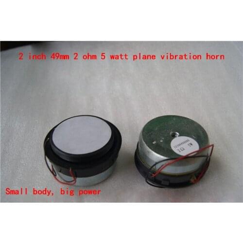 2pcs 2"inch 49MM 2ohm 5W Bass Vibrating Speaker Loudspeaker Audio vibrator