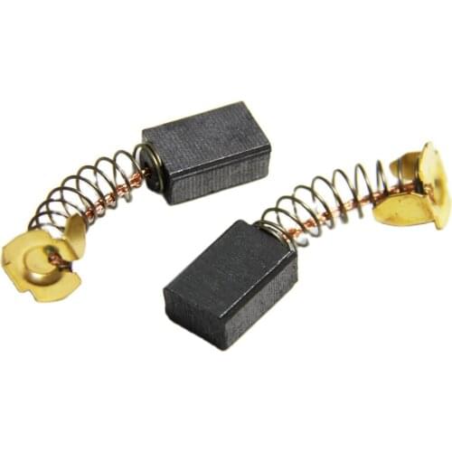 5 Pairs Carbon Brushes 15 x 10 x 6mm for 1200W Performance Power Pro Circular Mitre Saw CLM210MS CLM210LSMS NLE210MS