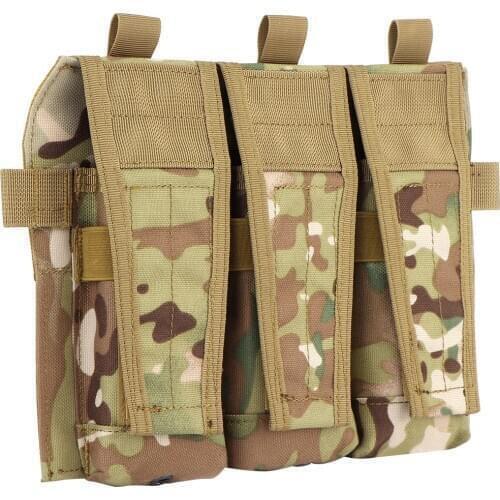 AVS JPC 2.0 Tactical Vest MOLLE Triple Pouch M4 5.56 Magazine Front Detatchable 1000D Nylon Army Hunting Airsoft Accessories