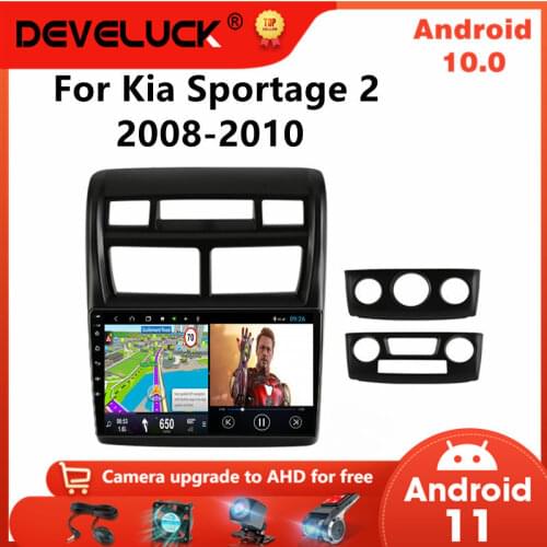 Android 10 2Din Car Player Stereo audio Radio For Kia Sportage 2 2008 - 2010 Multimedia Video autoradio Speaker RDS GPS MP5 DVD
