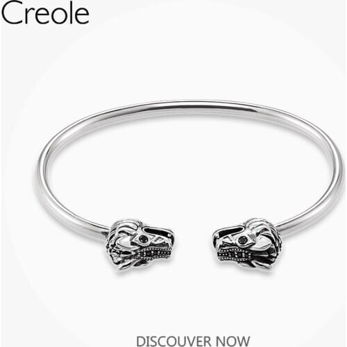 The Rebel Bangle Bracelet Dragon ,2019 Summer Brand 925 Sterling Silver Unisex Adventurous Dragon Design Gift For Women Men