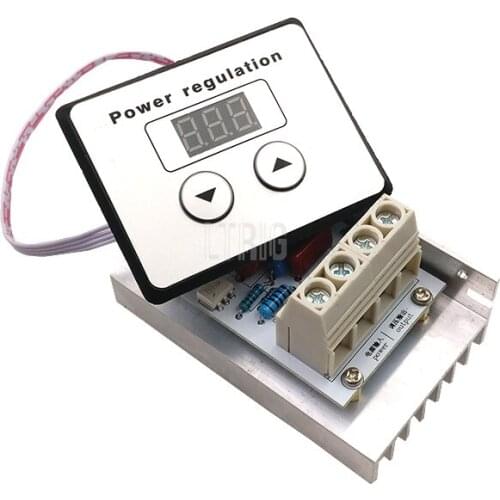 LTRIG custom 1Pcs 10000W SCR Digital Voltage Regulator Speed Control Dimmer Thermostat AC 220V 80A