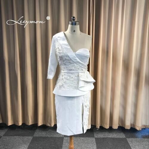 Женские коктейльные платья на одно плечо Dlynmoo China At AliExpress