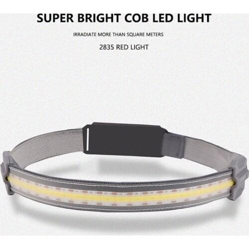 USB Rechargeable Headlamp Mini Portable Headlight Flashlight Waterproof Outdoor Camping Fishing Working in Dark LED Headlights