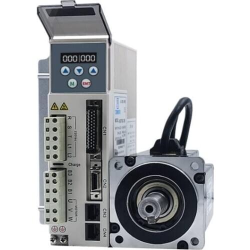 1kw 80mm 220VAC Servo Motor Drive kit With Brake 1000w 3000rpm 3.18NM 17bit 80JASM510230K-17BC-SC+JASD15002-20B