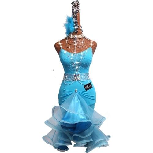 Latin dance Costumes Oriental Dance Suit Latin dance Costumes Carnival Dance Costumes #LD0089