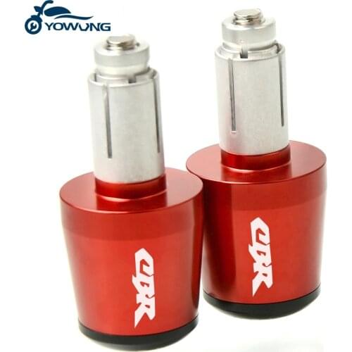 Motorcycle 7/8" Handlebar Hand Grips Handle Bar End Cap Cover For HONDA CBR600RR CBR 600 RR 2003-17 CBR1000RR CBR 1000RR CBR650F