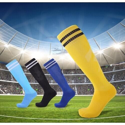 Two bars socks with thick towel bottom soccer socks breathable sweat-absorbing stockings