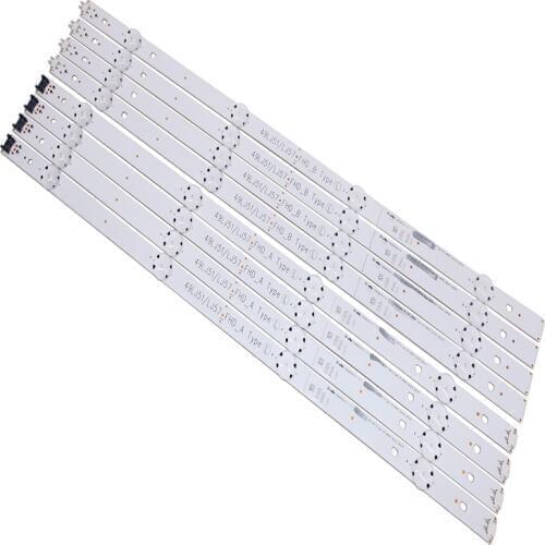 New 24pcs/set LED strip for LG 49LH590V HC490DUN 49LH5700 49LJ51/LJ57_FHD_A B Type LG innotek 17Y 49_FHD A B EAU63673013