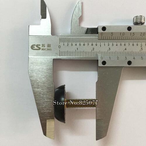 Wholesale 1000 PCS M6x20mm Screw Black,23mm Base Adjustable Furniture Leg Table Leveling Feet Pad HM103-1000