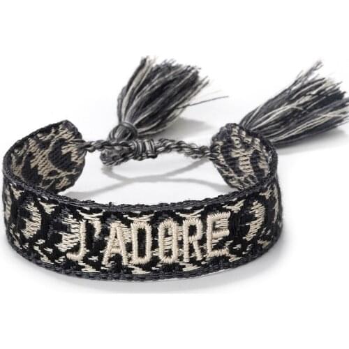 2021 new embroidery bracelets Adjustable size friendship woven Handring Bracelet For Women men Jewelry for girls Unisex