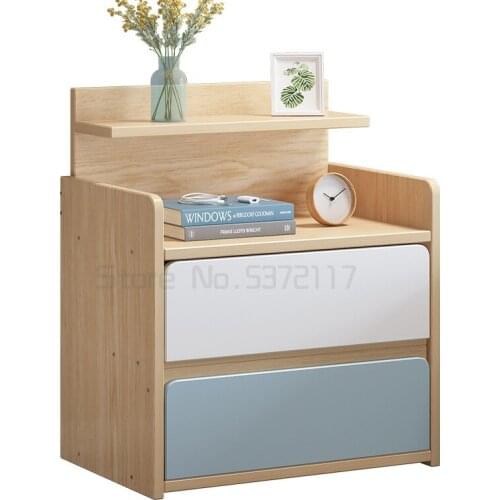 Simple modern Mini multi-functional storage cabinet simple shelf bedside table in bedroom