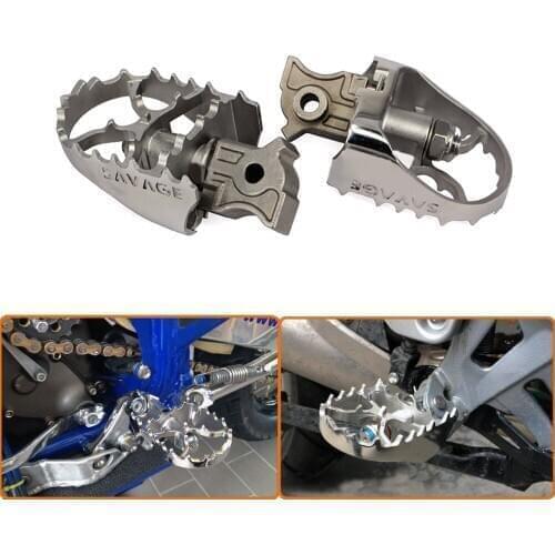 1Pair Motorcycle Adjustable Foot Peg Enduro Tilt Angle Foot Rests Accessories For KTM 690 DUKE 2012 2013 2014 2015 2016 2017