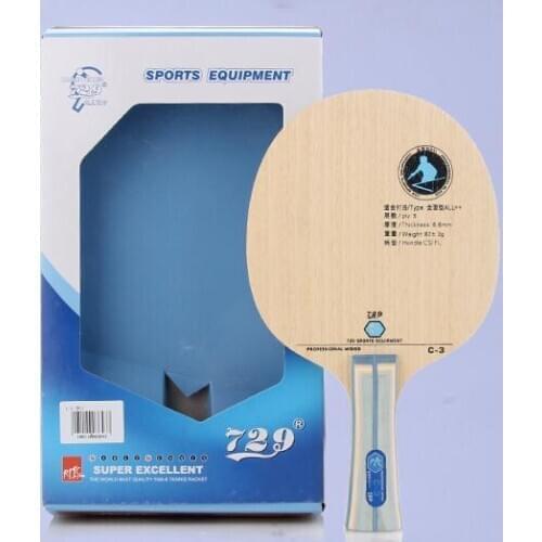 RITC 729 Friendship C-3 (C3, C 3) Professional Wood All++ Table Tennis Blade for PingPong Racket