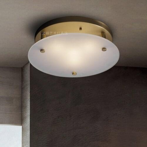 Modern designer light luxury bedroom ceiling lamp modern minimalist study hall aisle porch balcony personalized ceiling lamp