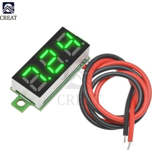0.28" 0.28 inch Green DC 3.5-30V Super Mini Digital LED Car Voltmeter Voltage Volt Panel Meter Battery Monitor Module Board